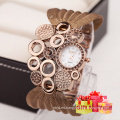 Especial de diseño de moda de las mujeres Rhinestone Pulseras de abrigo Wrist Watch Cestbella regalos especiales Watch